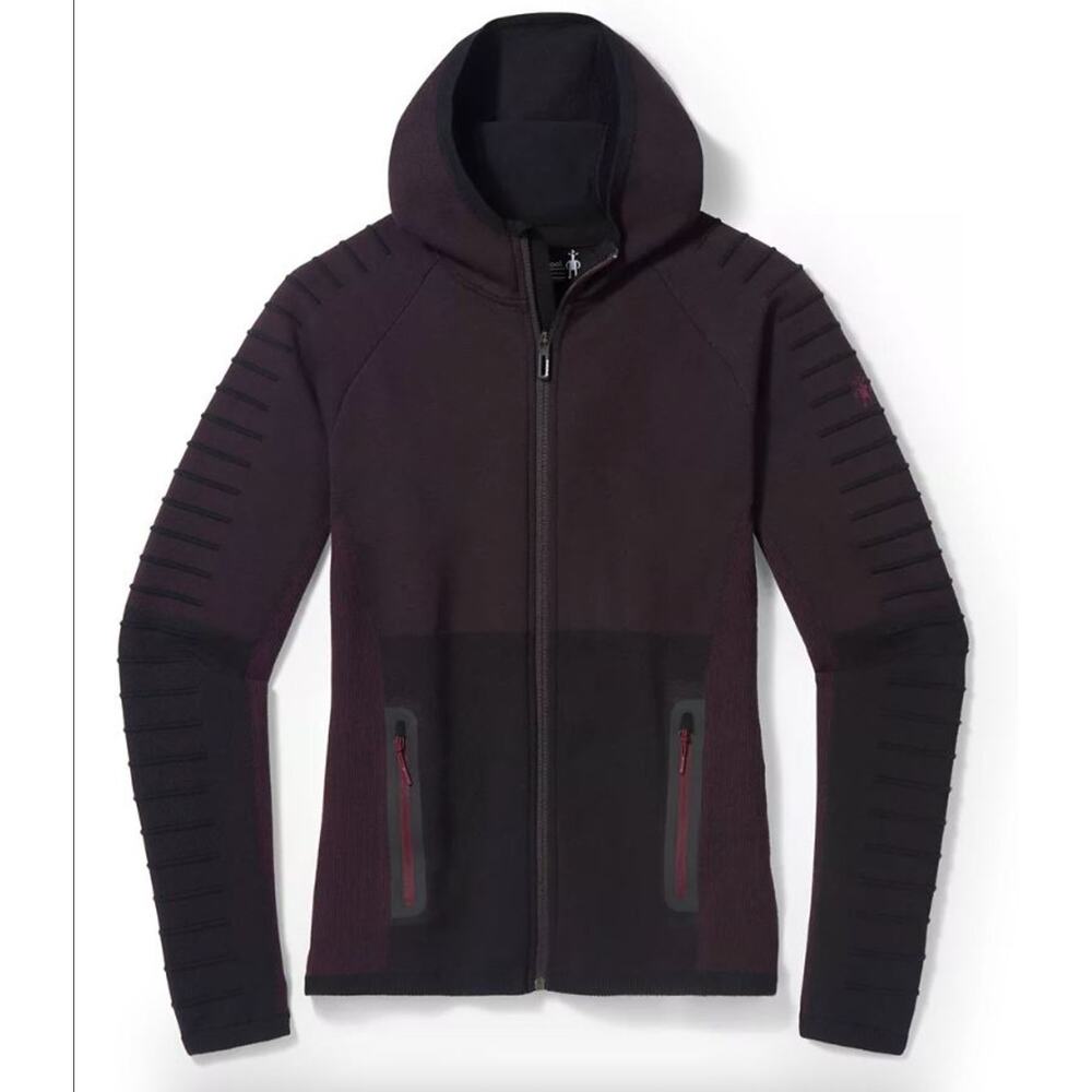 Smartwool Womens' Intraknit Merino Fleece Full Zip Hoody sweater jacket XL